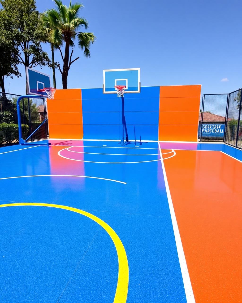 Basketbol Sahası uygulaması — Ekoza Zemin